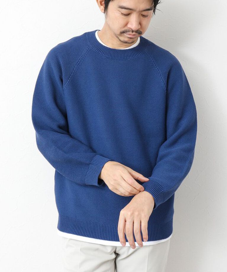 NOLLEY'S goodman「7Gガーター ラグランスリーブ プルオーバーニット（インナー付き）25SS」|ニット・セーター|