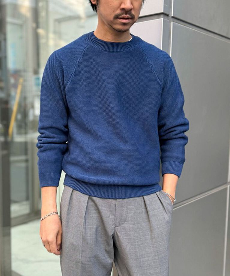 NOLLEY'S goodman「7Gガーター ラグランスリーブ プルオーバーニット（インナー付き）25SS」|ニット・セーター|