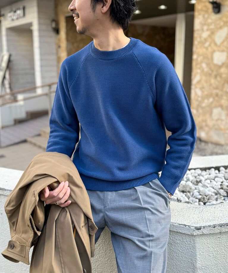 NOLLEY'S goodman「7Gガーター ラグランスリーブ プルオーバーニット（インナー付き）25SS」|ニット・セーター|
