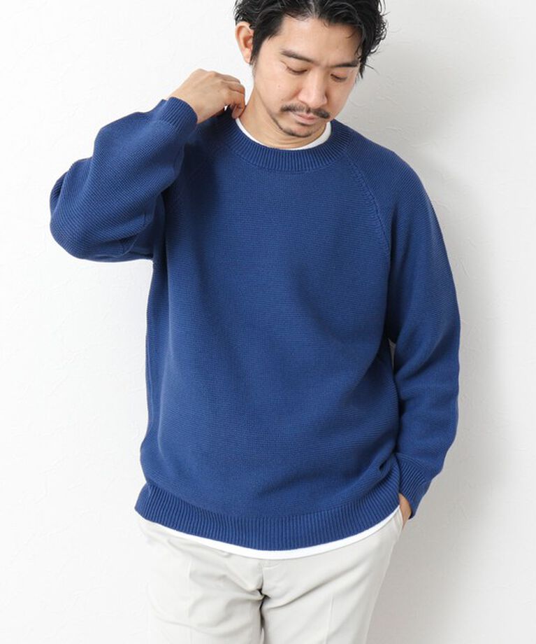 NOLLEY'S goodman「7Gガーター ラグランスリーブ プルオーバーニット（インナー付き）25SS」|ニット・セーター|