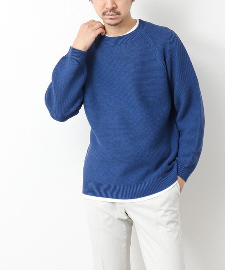 NOLLEY'S goodman「7Gガーター ラグランスリーブ プルオーバーニット（インナー付き）25SS」|ニット・セーター|