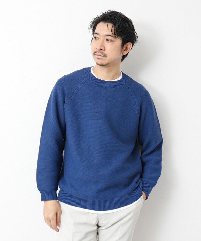 NOLLEY'S goodman「7Gガーター ラグランスリーブ プルオーバーニット（インナー付き）25SS」|ニット・セーター|