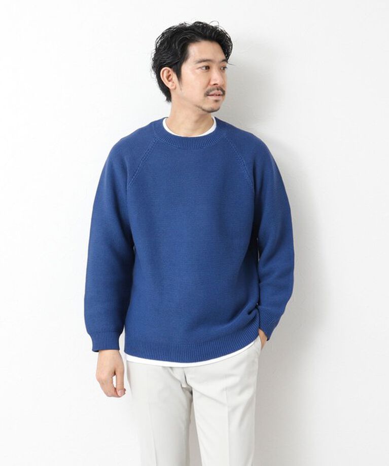 NOLLEY'S goodman「7Gガーター ラグランスリーブ プルオーバーニット（インナー付き）25SS」|ニット・セーター|