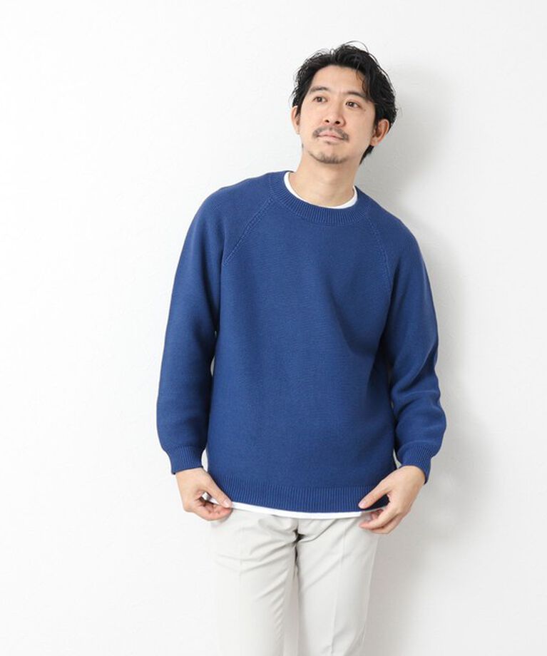 NOLLEY'S goodman「7Gガーター ラグランスリーブ プルオーバーニット（インナー付き）25SS」|ニット・セーター|