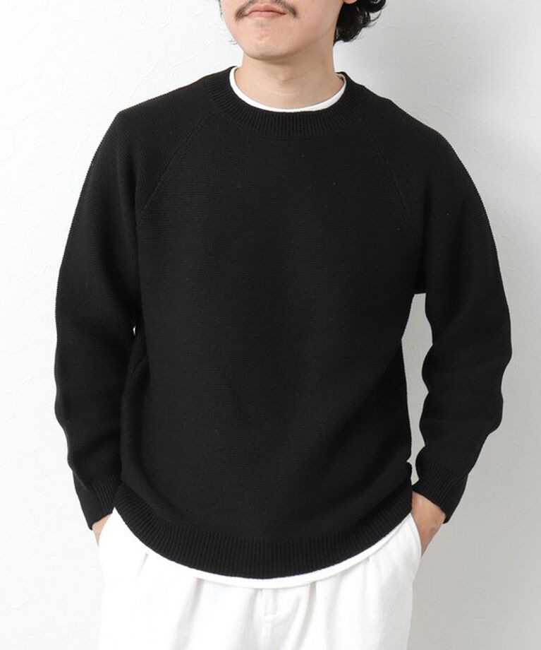 NOLLEY'S goodman「7Gガーター ラグランスリーブ プルオーバーニット（インナー付き）25SS」|ニット・セーター|