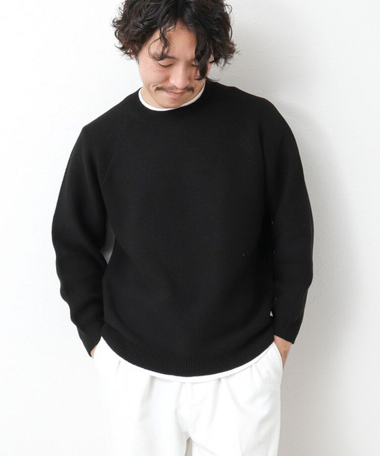 NOLLEY'S goodman「7Gガーター ラグランスリーブ プルオーバーニット（インナー付き）25SS」|ニット・セーター|