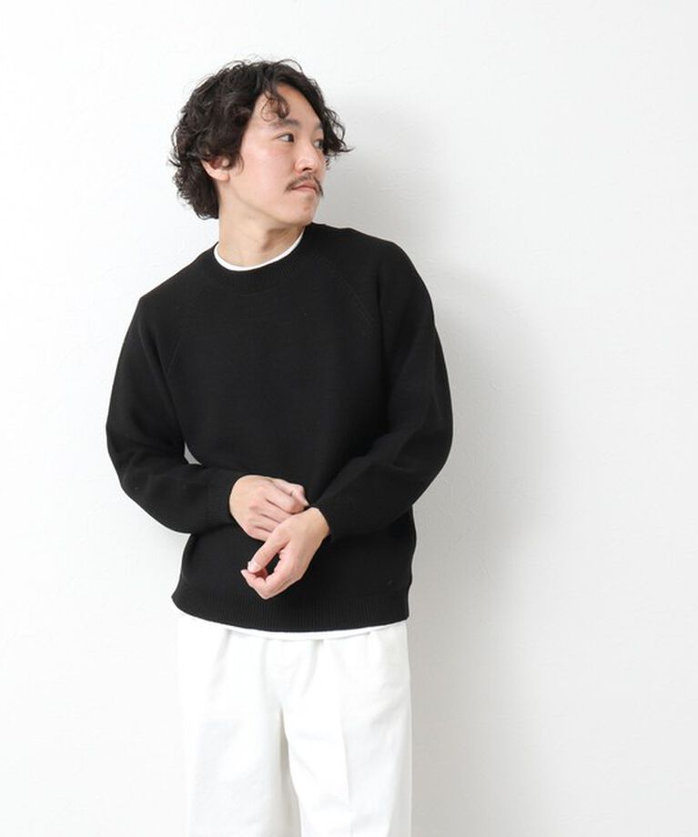 NOLLEY'S goodman「7Gガーター ラグランスリーブ プルオーバーニット（インナー付き）25SS」|ニット・セーター|
