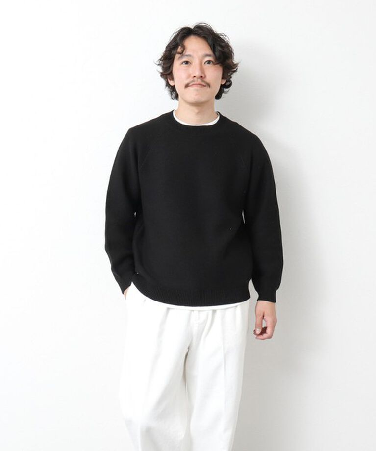 NOLLEY'S goodman「7Gガーター ラグランスリーブ プルオーバーニット（インナー付き）25SS」|ニット・セーター|