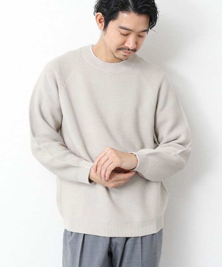 NOLLEY'S goodman「7Gガーター ラグランスリーブ プルオーバーニット（インナー付き）25SS」|ニット・セーター|