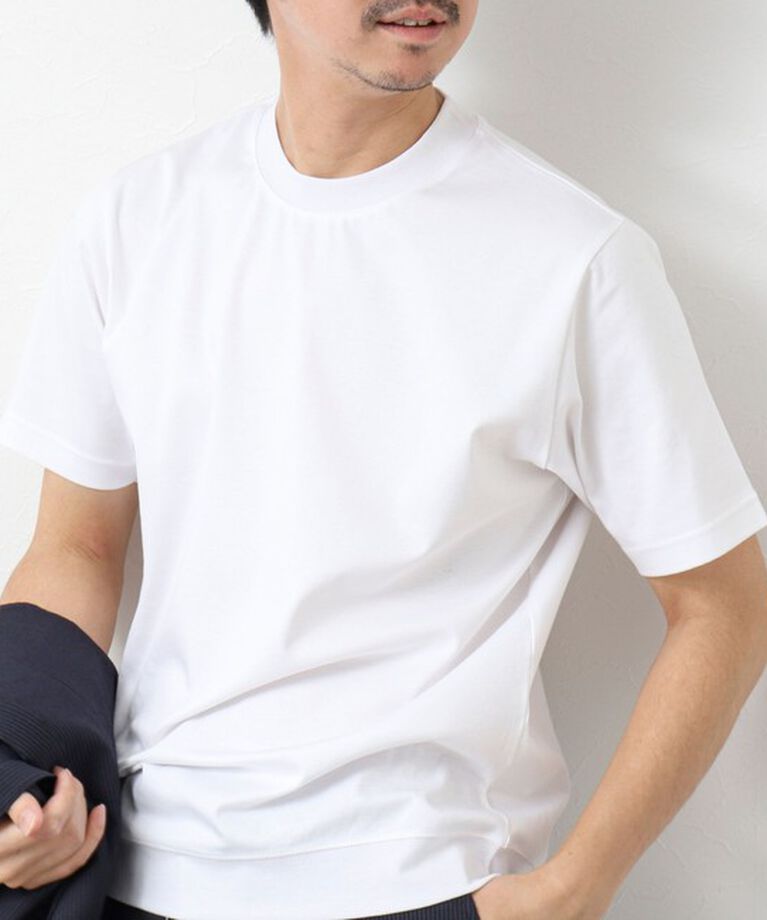 NOLLEY'S goodman「《ビジカジ対応》シルケットスムースドレスTシャツ 25SS」|Tシャツ・カットソー|