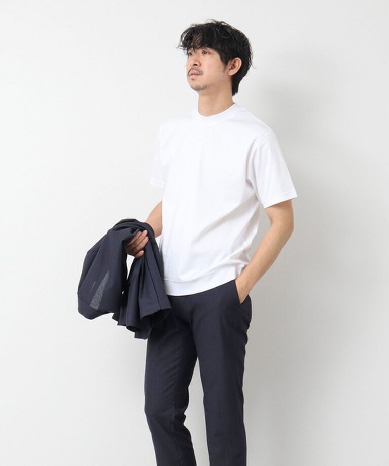 NOLLEY'S goodman「《ビジカジ対応》シルケットスムースドレスTシャツ 25SS」|Tシャツ・カットソー|