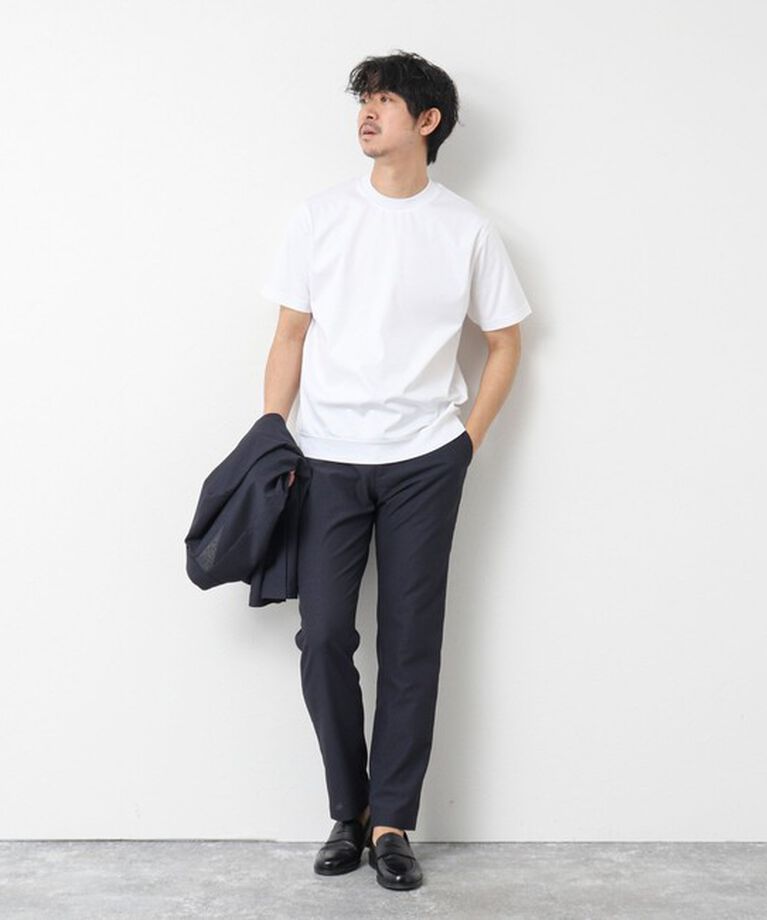 NOLLEY'S goodman「《ビジカジ対応》シルケットスムースドレスTシャツ 25SS」|Tシャツ・カットソー|