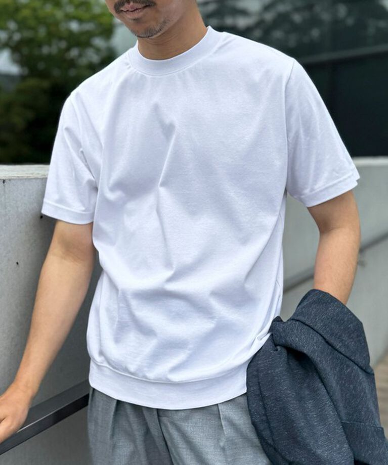 NOLLEY'S goodman「《ビジカジ対応》シルケットスムースドレスTシャツ 25SS」|Tシャツ・カットソー|