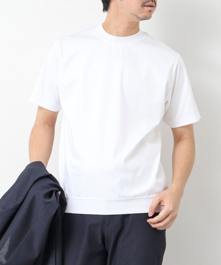 NOLLEY'S goodman「《ビジカジ対応》シルケットスムースドレスTシャツ 25SS」|Tシャツ・カットソー|