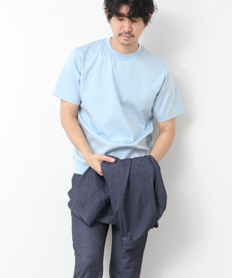 NOLLEY'S goodman「《ビジカジ対応》シルケットスムースドレスTシャツ 25SS」|Tシャツ・カットソー|