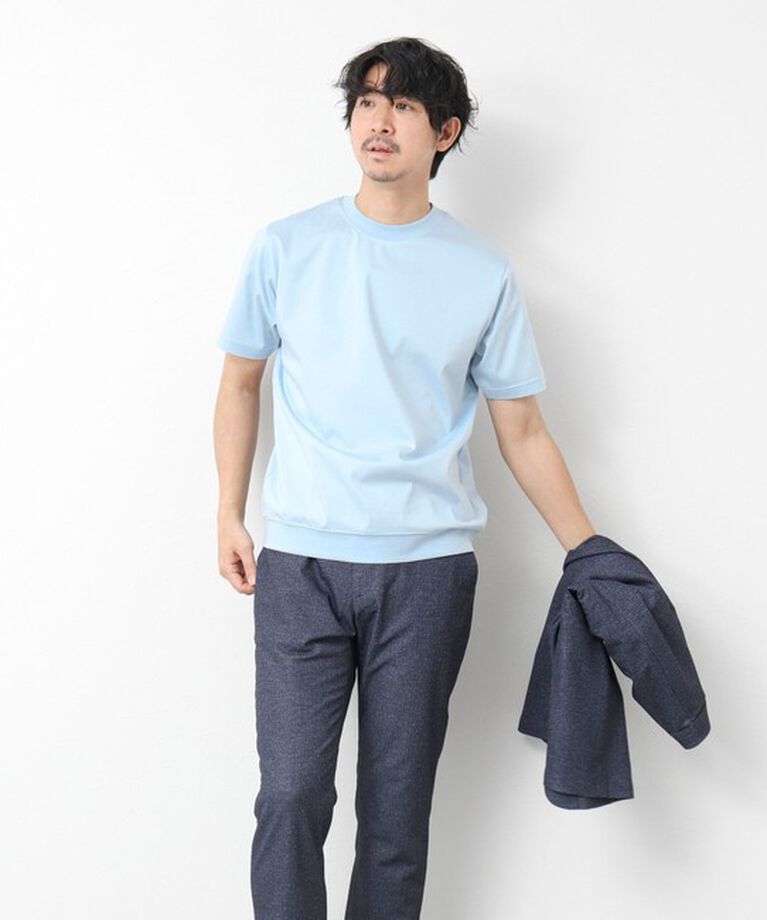 NOLLEY'S goodman「《ビジカジ対応》シルケットスムースドレスTシャツ 25SS」|Tシャツ・カットソー|