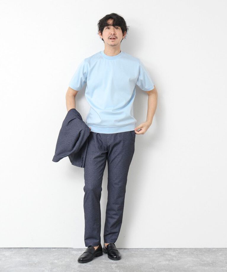 NOLLEY'S goodman「《ビジカジ対応》シルケットスムースドレスTシャツ 25SS」|Tシャツ・カットソー|
