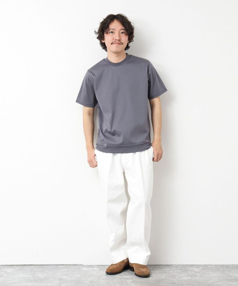 NOLLEY'S goodman「《ビジカジ対応》シルケットスムースドレスTシャツ 25SS」|Tシャツ・カットソー|