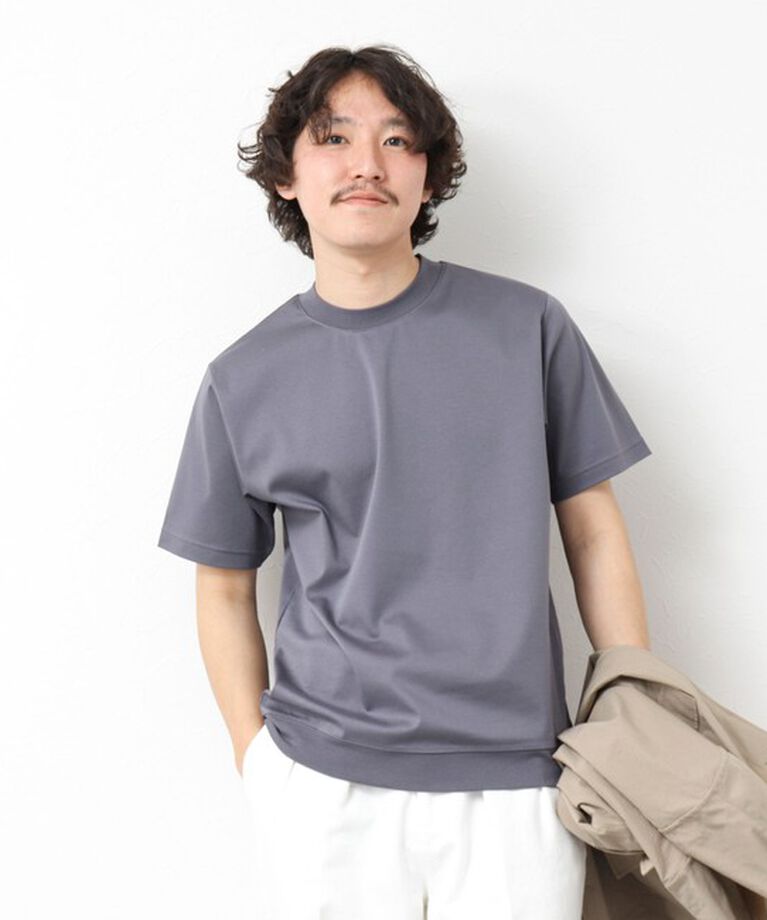 NOLLEY'S goodman「《ビジカジ対応》シルケットスムースドレスTシャツ 25SS」|Tシャツ・カットソー|