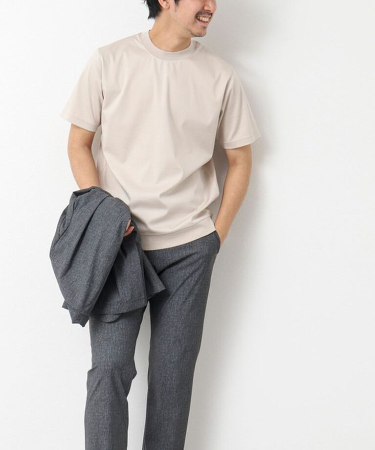 NOLLEY'S goodman「《ビジカジ対応》シルケットスムースドレスTシャツ 25SS」|Tシャツ・カットソー|