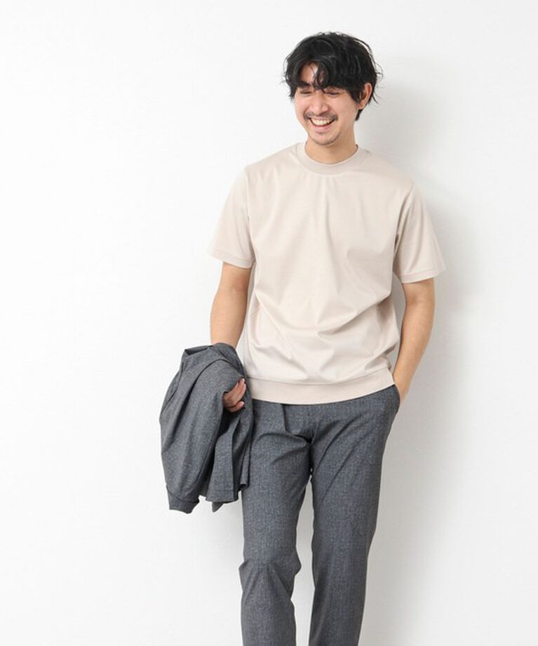 NOLLEY'S goodman「《ビジカジ対応》シルケットスムースドレスTシャツ 25SS」|Tシャツ・カットソー|