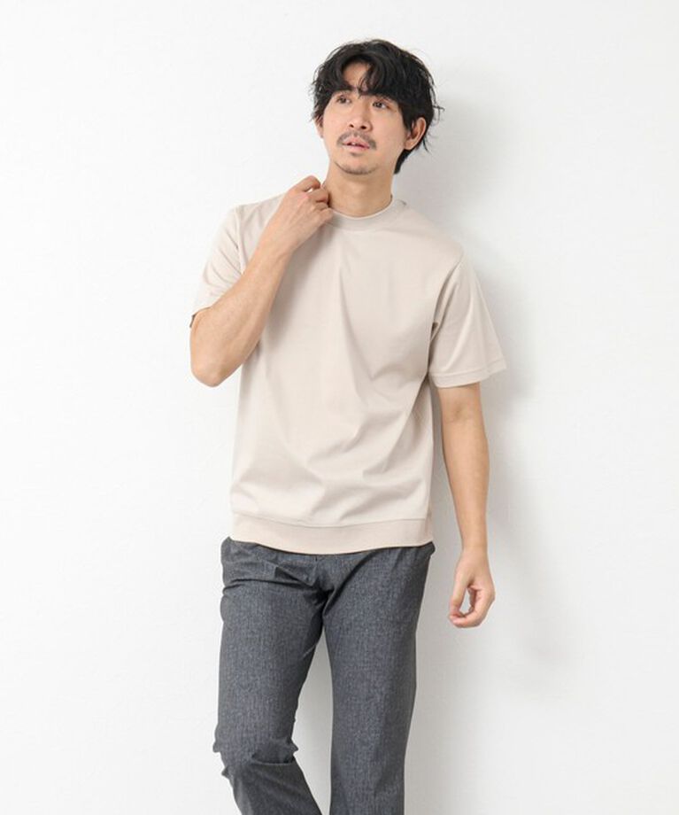 NOLLEY'S goodman「《ビジカジ対応》シルケットスムースドレスTシャツ 25SS」|Tシャツ・カットソー|