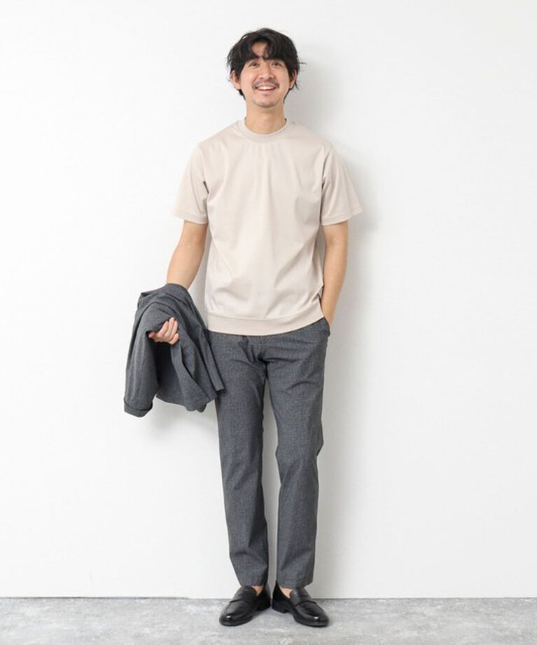 NOLLEY'S goodman「《ビジカジ対応》シルケットスムースドレスTシャツ 25SS」|Tシャツ・カットソー|