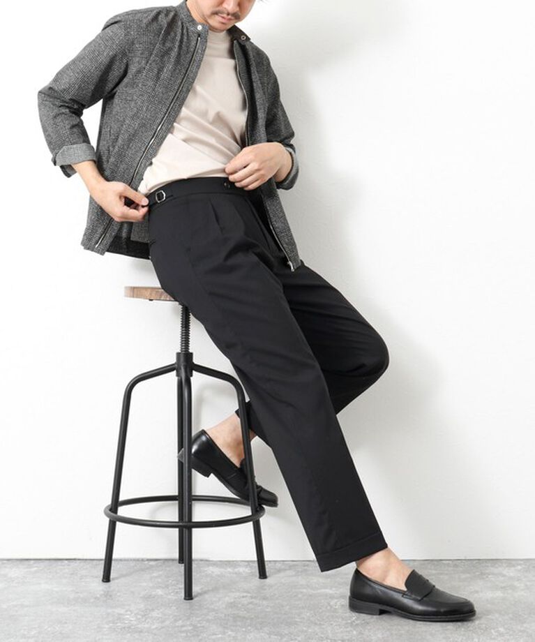 WORK ABOUT「NSN アジャスター付2タックスラックス 25SS」|スラックス|