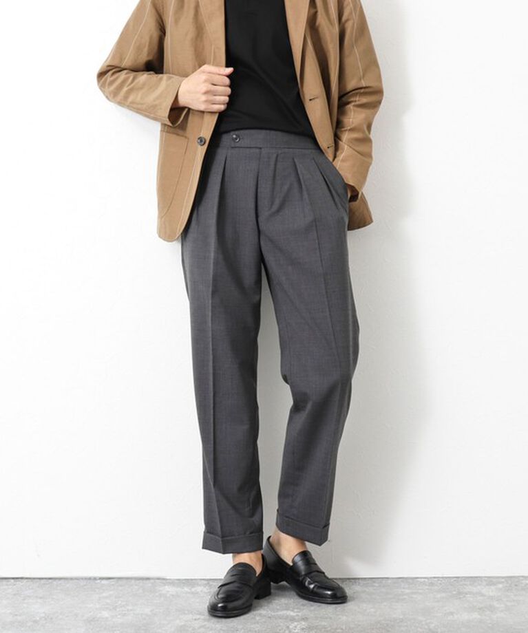 WORK ABOUT「NSN アジャスター付2タックスラックス 25SS」|スラックス|