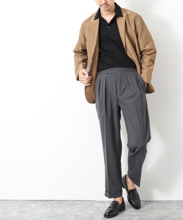 WORK ABOUT「NSN アジャスター付2タックスラックス 25SS」|スラックス|