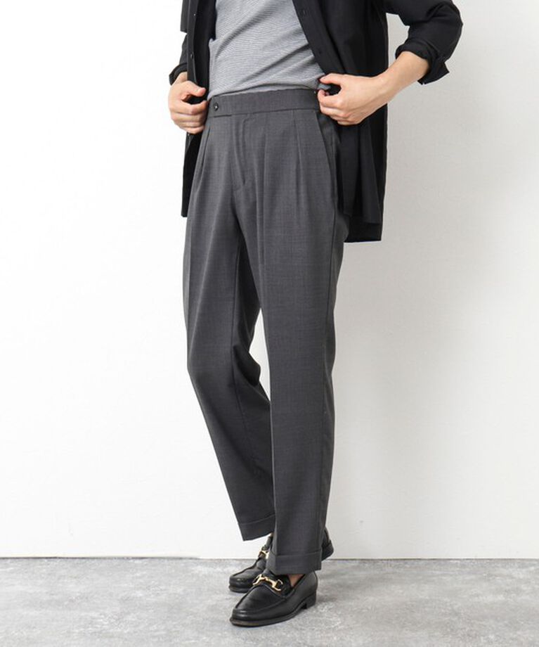 WORK ABOUT「NSN アジャスター付2タックスラックス 25SS」|スラックス|