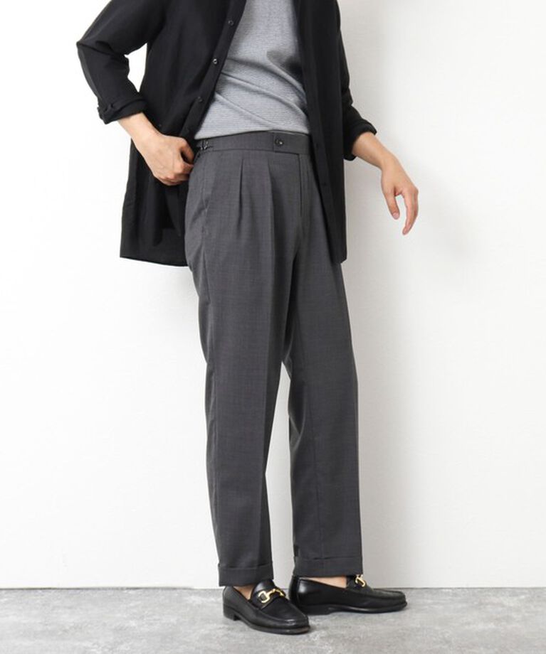 WORK ABOUT「NSN アジャスター付2タックスラックス 25SS」|スラックス|