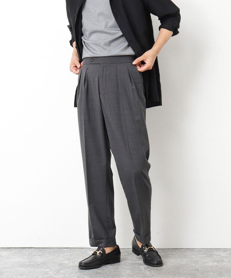 WORK ABOUT「NSN アジャスター付2タックスラックス 25SS」|スラックス|