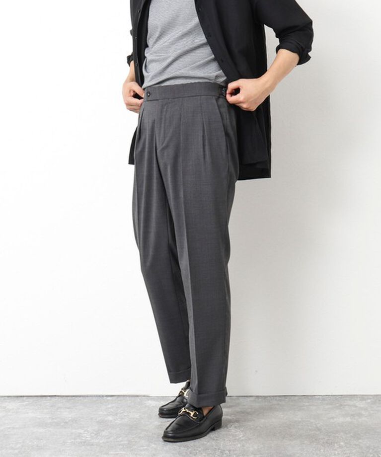 WORK ABOUT「NSN アジャスター付2タックスラックス 25SS」|スラックス|