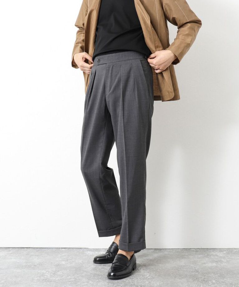 WORK ABOUT「NSN アジャスター付2タックスラックス 25SS」|スラックス|