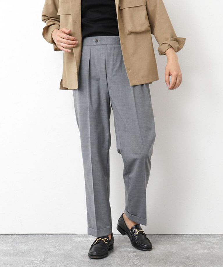 WORK ABOUT「NSN アジャスター付2タックスラックス 25SS」|スラックス|