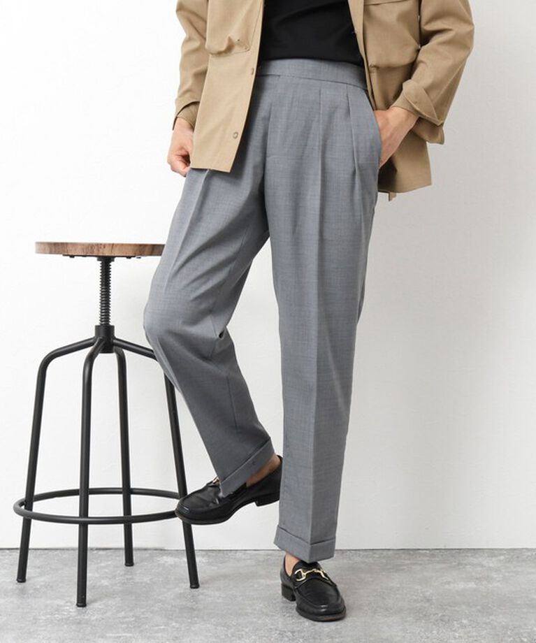 WORK ABOUT「NSN アジャスター付2タックスラックス 25SS」|スラックス|