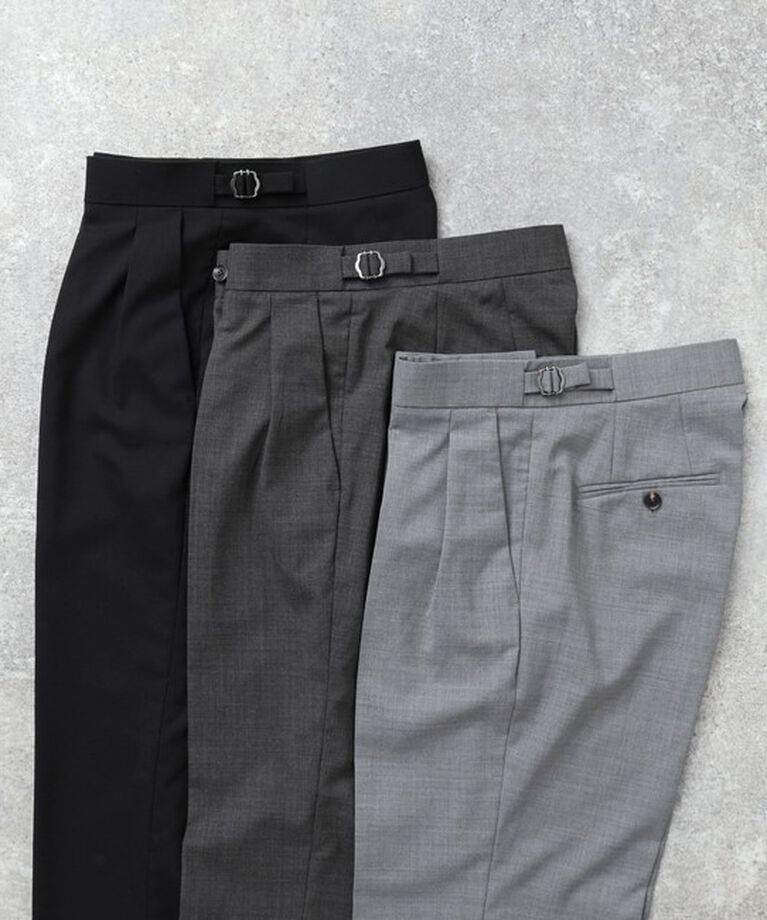 WORK ABOUT「NSN アジャスター付2タックスラックス 25SS」|スラックス|