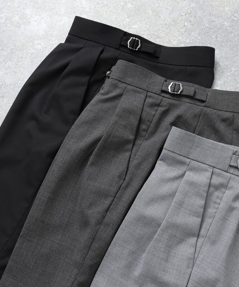 WORK ABOUT「NSN アジャスター付2タックスラックス 25SS」|スラックス|
