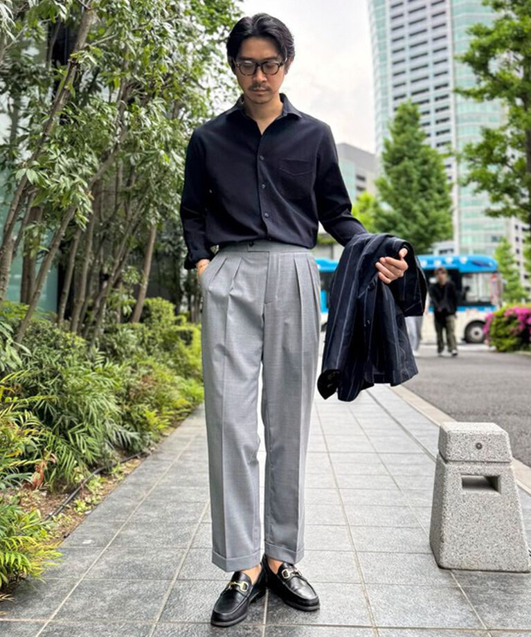 WORK ABOUT「NSN アジャスター付2タックスラックス 25SS」|スラックス|