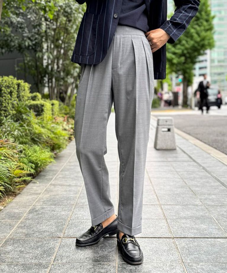 WORK ABOUT「NSN アジャスター付2タックスラックス 25SS」|スラックス|