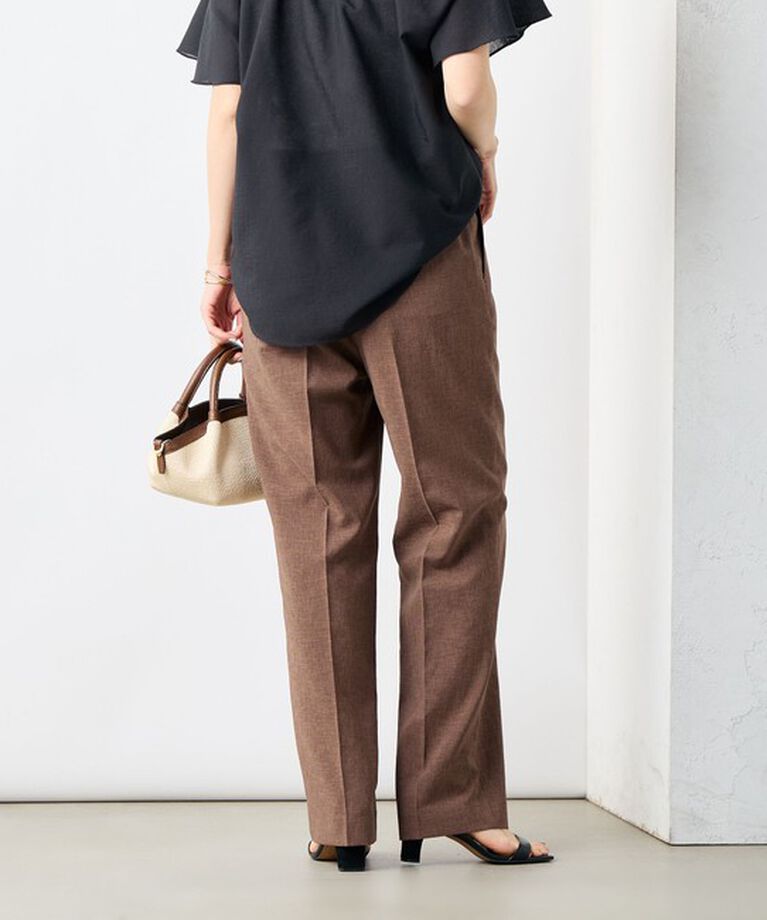 NOLLEY'S「《セットアップ対応》ウォッシャブルドライトロピカルセミワイド美脚パンツ」|その他|