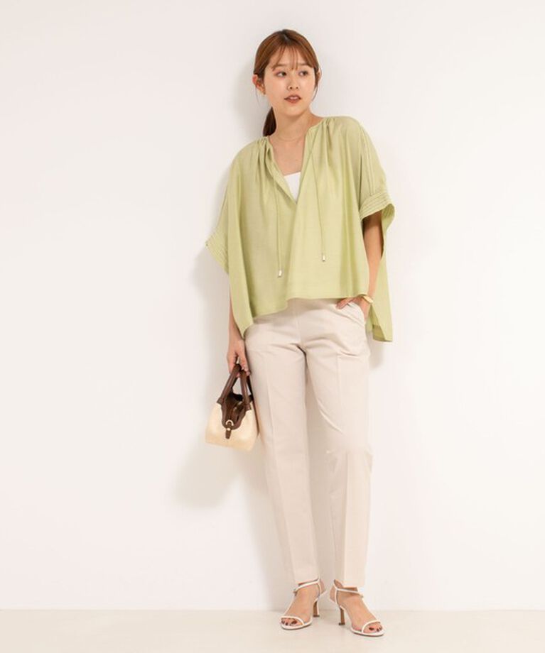 NOLLEY'S「《セットアップ対応》ウォッシャブルサッカーストレッチパンツ」|その他|
