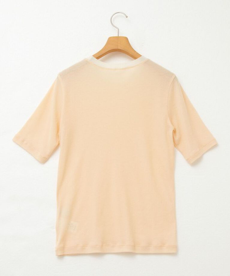 NOLLEY'S sophi「シアー配色トリミング半袖Tシャツ」|Tシャツ・カットソー|