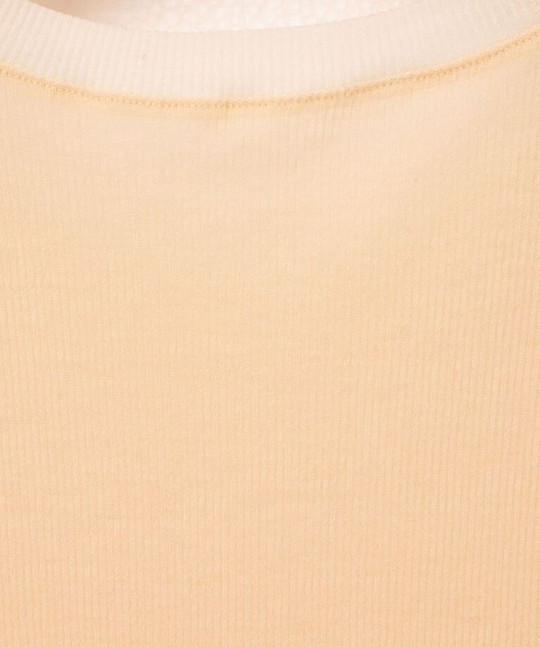 NOLLEY'S sophi「シアー配色トリミング半袖Tシャツ」|Tシャツ・カットソー|