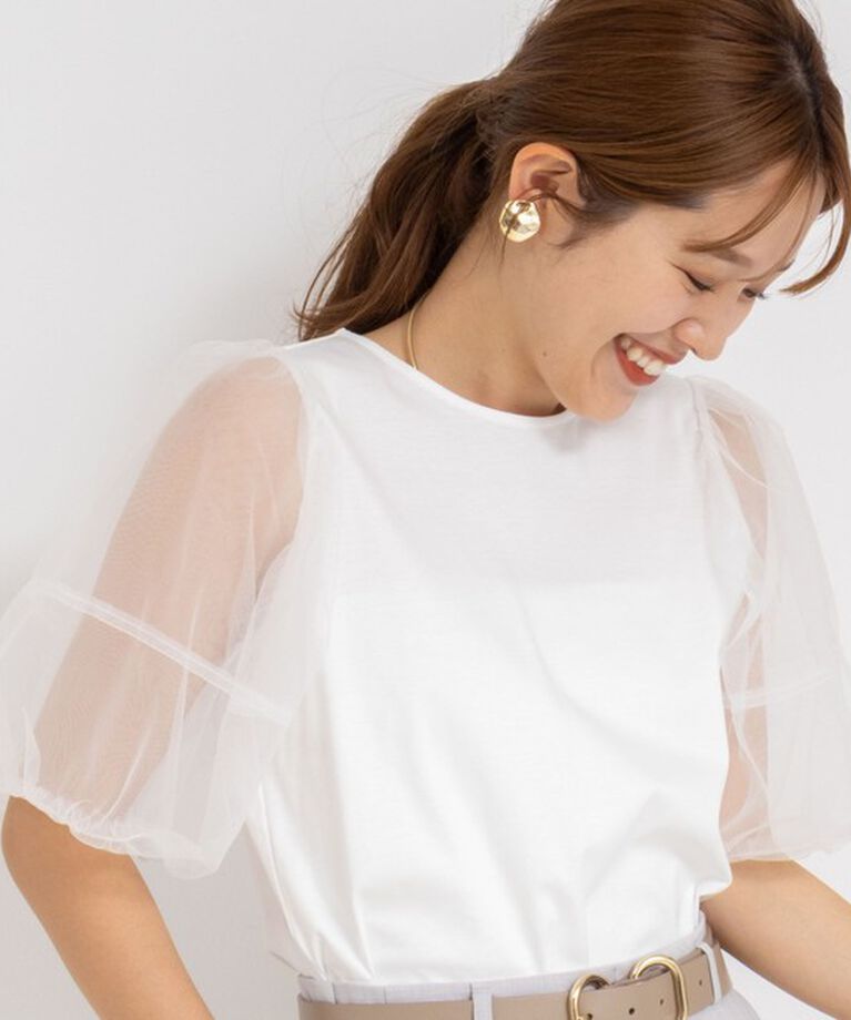 NOLLEY'S「バルーンスリーブプルオーバーカットソー」|Tシャツ・カットソー|