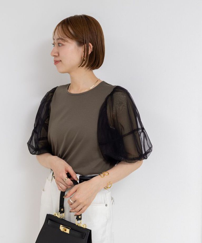NOLLEY'S「バルーンスリーブプルオーバーカットソー」|Tシャツ・カットソー|