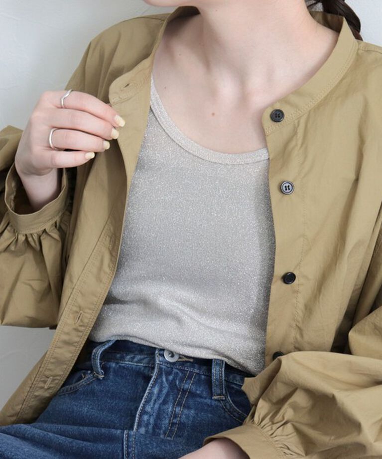 fredy emue「ラメタンクトップ」|Tシャツ・カットソー|