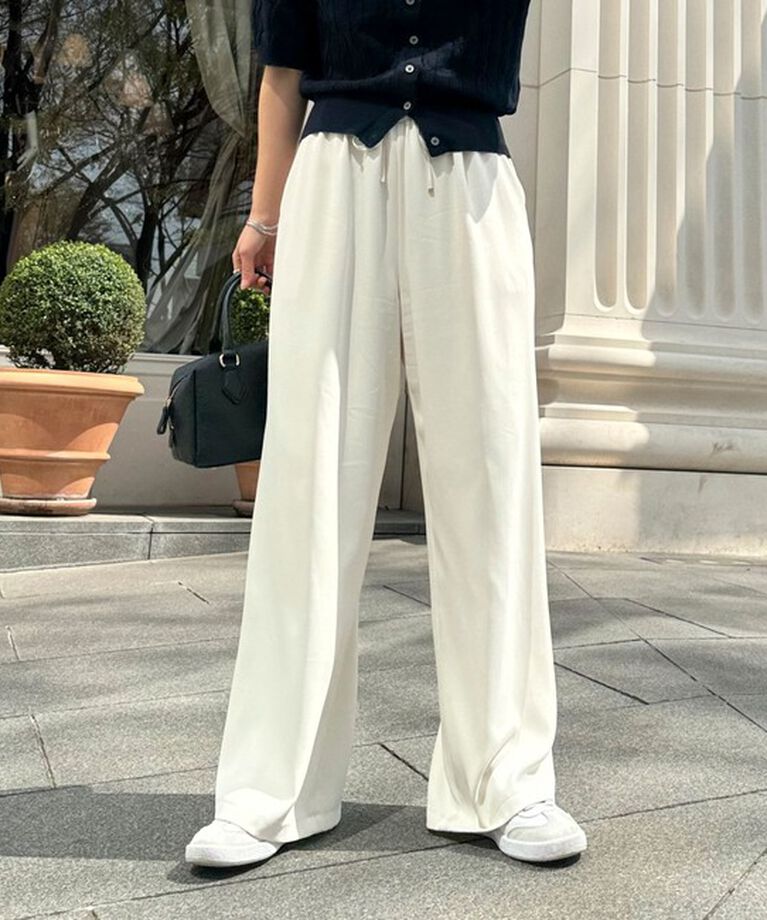 fredy emue「とろみツイルスラックスイージーパンツ」|その他|