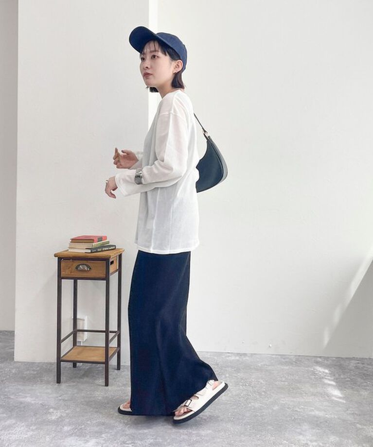 fredy emue「コットンチュールルーズロンT」|Tシャツ・カットソー|